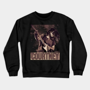 Courtney Barnett // Brown vintage Crewneck Sweatshirt